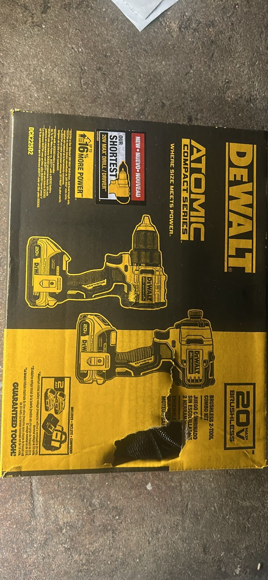 atomic 20v brushless drill/driver