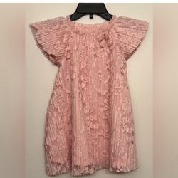 Carter's Blush Lace Formal Dress