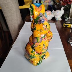 Bunny rabbit figurine 9.5"