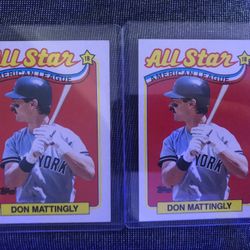 1989 Topps Don Mattingly Baseball Card 