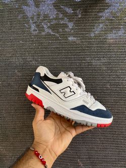 New Balance 550 White Navy True Red Sneakers
