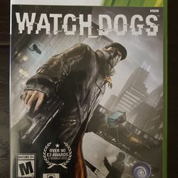 Watch Dogs (Microsoft Xbox 360, 2014) 2 Disks 