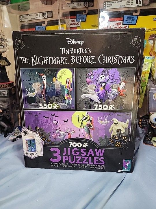 Disneys The Nightmare Before Christmas 3 Jigsaw Puzzles 300 500 700 Pieces New