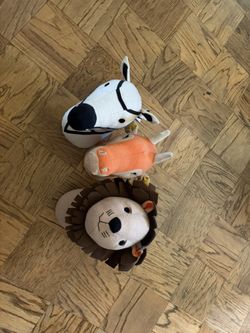 plush animal head wall mounts.