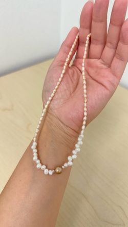 Handcrafted Natural Freshwater Pearl Necklace