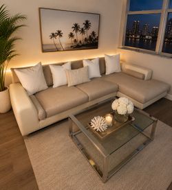 Perazzi Luxury Designer Sectional Sofa – Premium Italian Style – Delivery Available