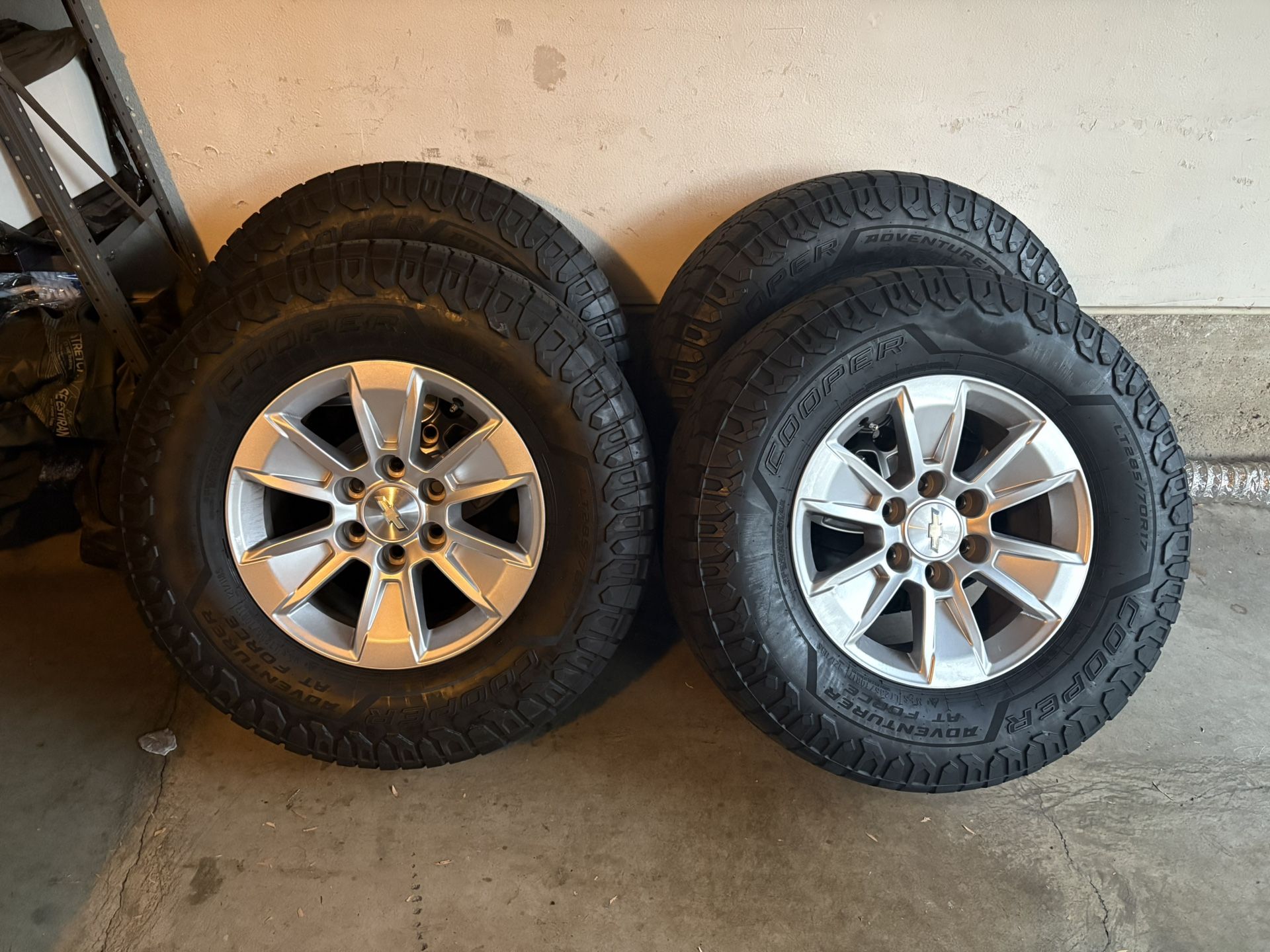 Silverado Stocks On All Terrain Tires