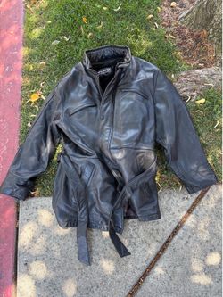 Wilson's Leather Belted Jacket