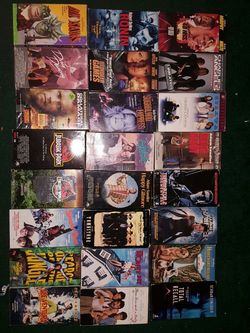 23Vhs movies ,all in good condition