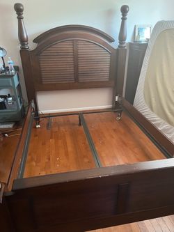 Bed frame and dresser