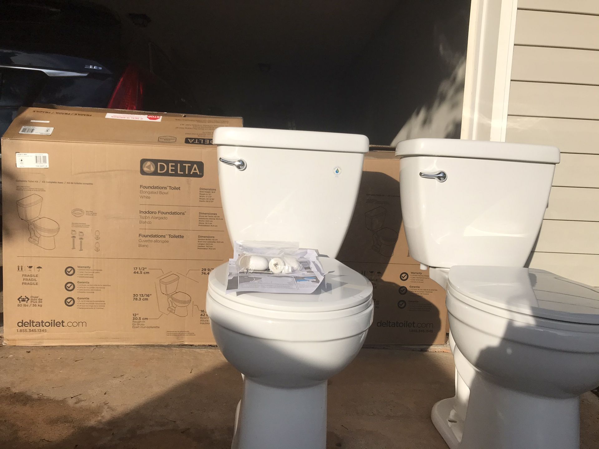 2 Delta toilets for Sale in Cleveland, GA OfferUp