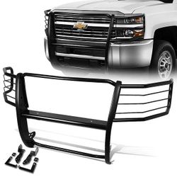 LA Zona Auto Parts 2011 to 2014 Chevy Silverado tumba burro grille guard Bumper Guard Black Negra Protector Bul Bar  