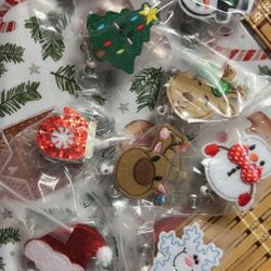 Christmas Badge ID holders 