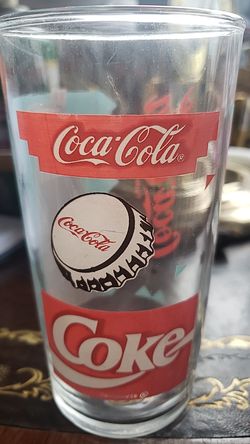 Old coca cola glass