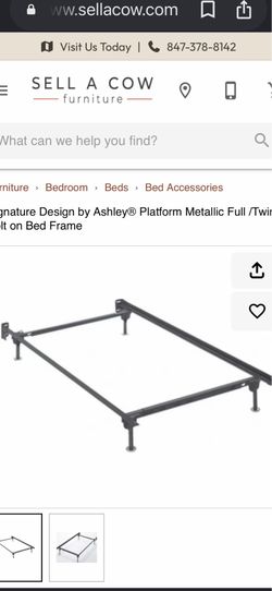 Twin metal frame
