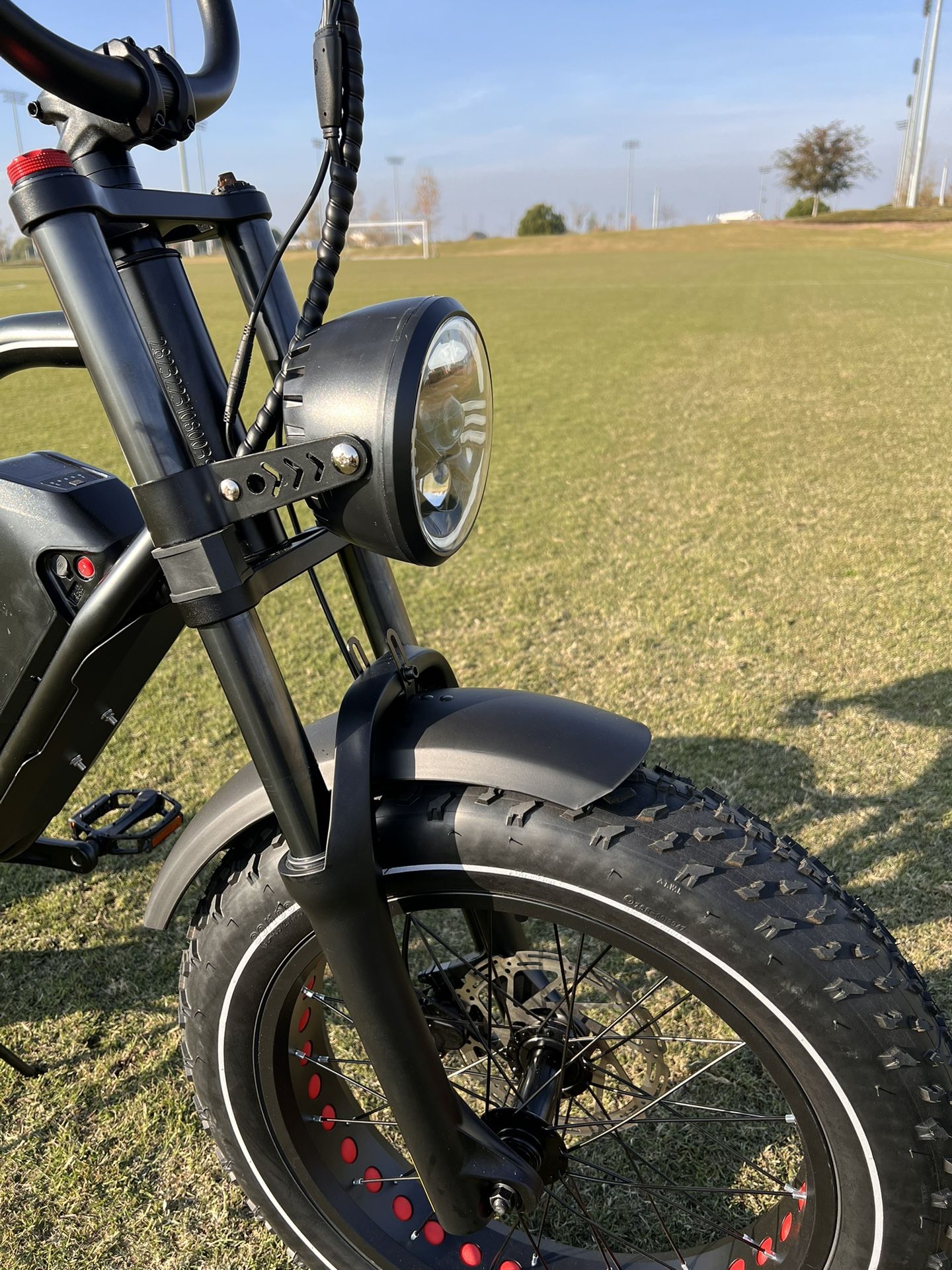 FREE DELIVERY/TAX INCLUDED ✅ NEW 1000W Electric Chopper Retro/34mph⚡️70’s Style Ebike Hydraulic Brakes (Full Suspension) 80 Mile Range (Black)