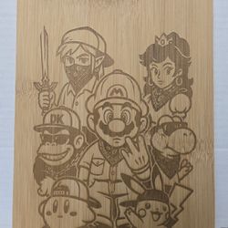 Rare NINTENDO cutting Board 