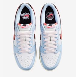 Nike Dunk Low Sneakers Blue White Pink