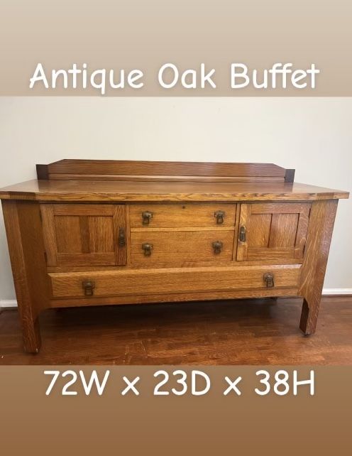 Antique Oak Buffet