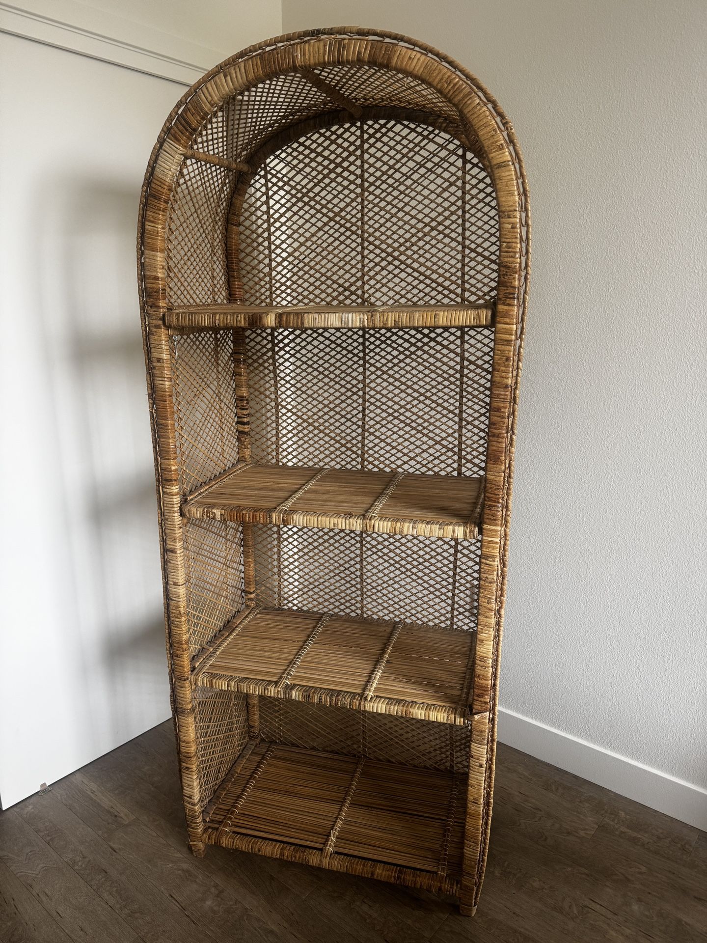 Rattan Bookshelf (4 Shelf) 
