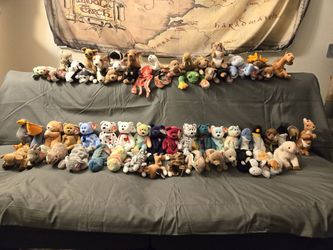Beanie Babies!!! $4/ea Or $200 For All. 62 In Total