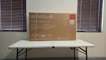 New 55 Inch LG Oled LG C6 Smart TV 4K UHD with 165 Hz refresh rate. Brand new in the box.