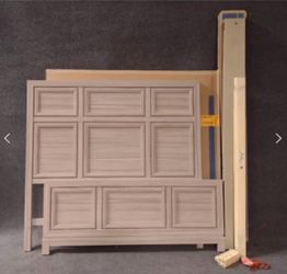 New Panel Queen Wood Bed Frame