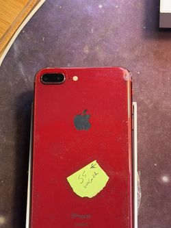 iPhone 8 PLUS Size  UNLOCKED Red Like New