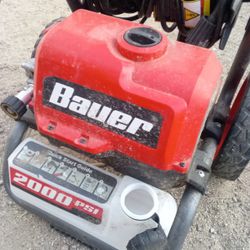 Bauer Pressure Washer 2000 Psi