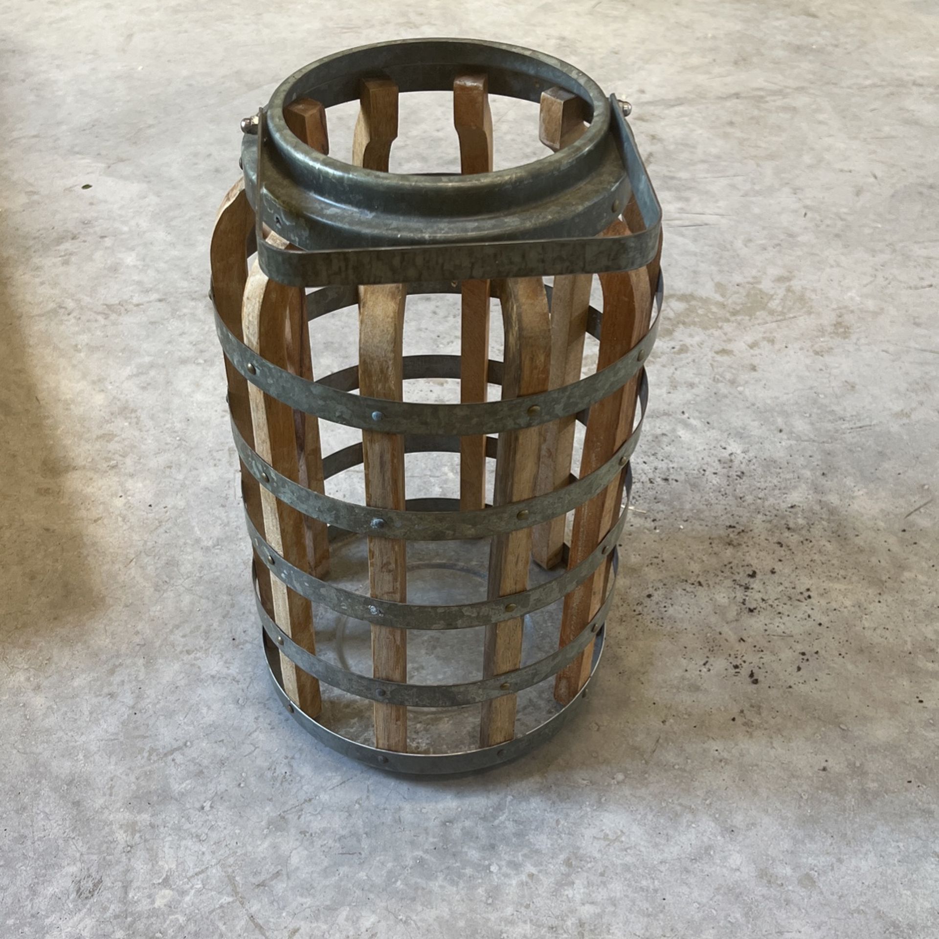 Rustic Large lantern/ Umbrella Holder 
