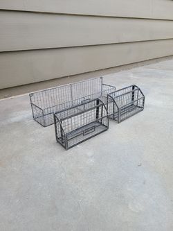 Metal Wire Framed Documents Organizer Caddy Caddies