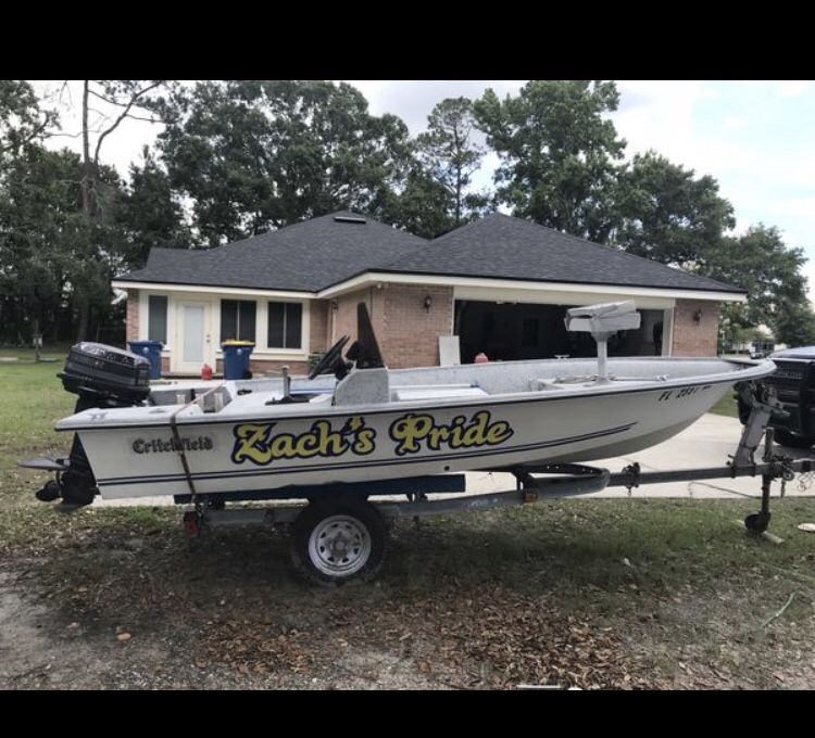 15’ Critchfield Boat and Trailer
