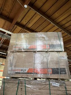 New PLY Wood Sheets, Full Pallet (65) Sheets per pallet of 15/32"-inch thickness, size 4' x 8' Premium high-performance plywood