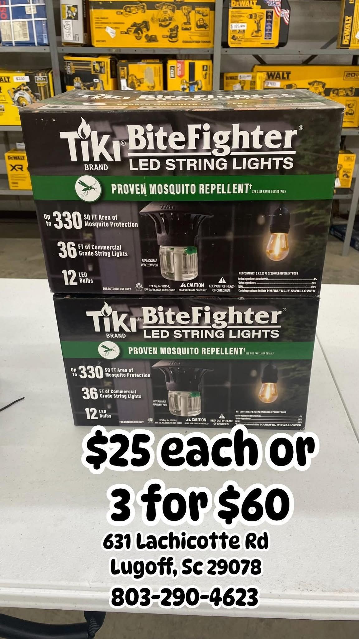 BiteFighter Mosquito Repellent LED String Lights! 🦟✨