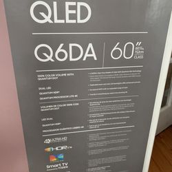 Samsung 60” QLED Q6DA Model BRAND NEW