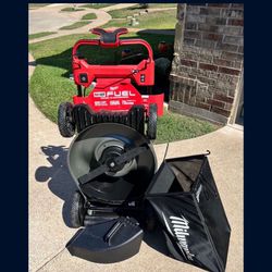 Milwaukee Fuel Mower Brand New with Bag and side discharge. No batteries Tool only