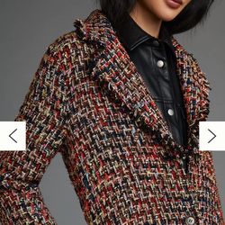 If By Sea Confetti Tweed Coat