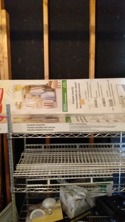 Rubbermaid closet kits