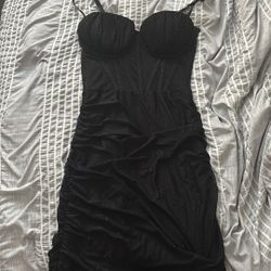 Windsor Black corset homecoming dress