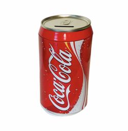Coca Cola Can Money Bank Tin