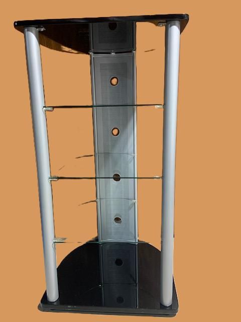 Corner TV Stand / Entertainment Shelf