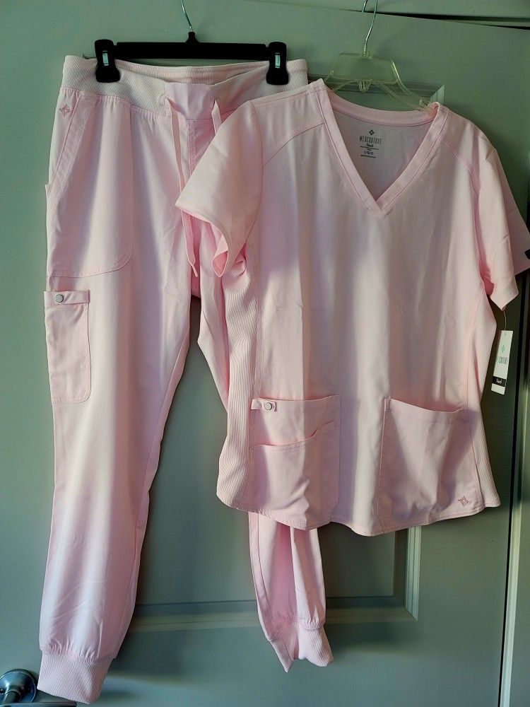 Scrubs-Medcouture Top-L Bottom Med. Brandnew With Tags