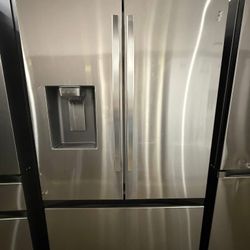 Samsung 31 cu. ft. Mega Capacity 3-Door French Door Refrigerator with Four Types of Ice.