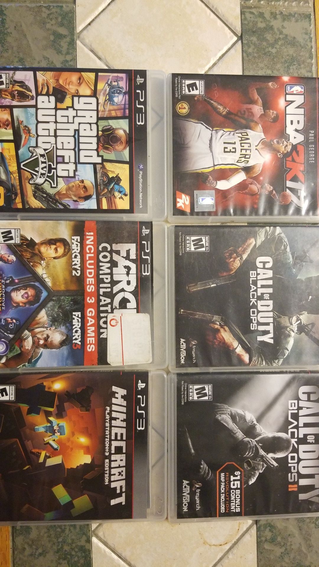 Authentic PS3 Games
