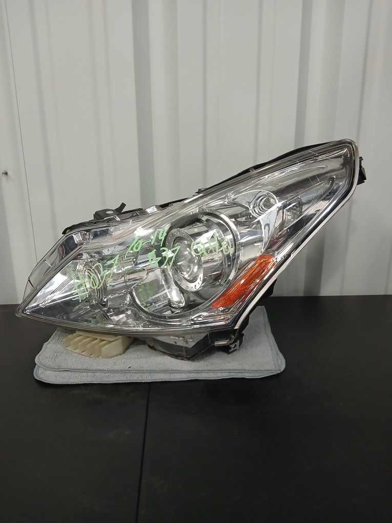 2010 2011 2012 2013 Infiniti G35 G37 Q40 Sedan HID LED Headlight Left Driver Oem