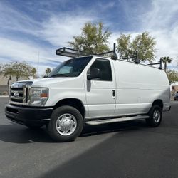 2014 Ford E250 Cargo Van With Roof Rack