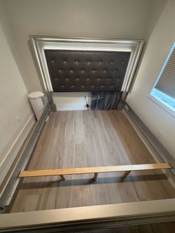 Bedroom frame with lights