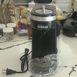 CHULUX Single Serve Coffee Maker for K Capsule, Mini Single One Cup Coffee Machine, Perfect for Small Space, Black