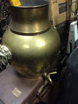 Chinese Samovar with Foo Dogs