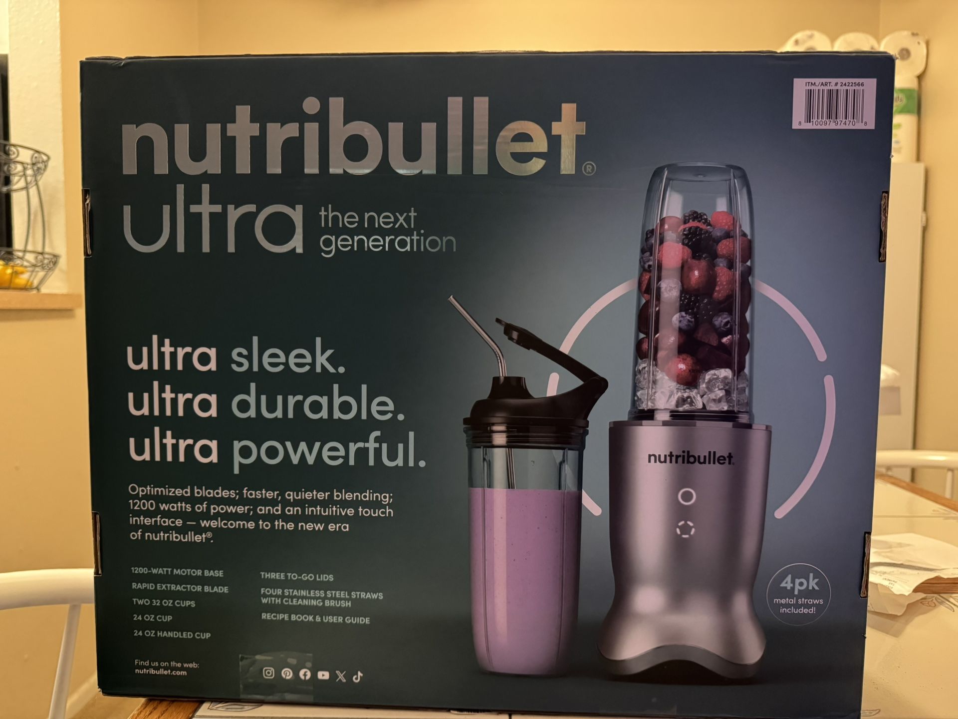 Nutribullet Ultra Deluxe Single-Serve Blender